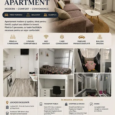 Modern Family Apartment, Free Parking, Self Check-in, Sleeps 5 *